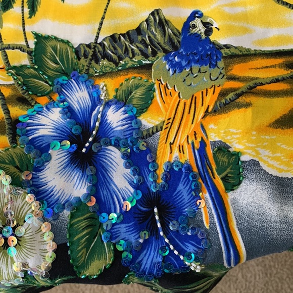 Tropical Print Swimsuit CoverUps size M - Picture 11 of 13